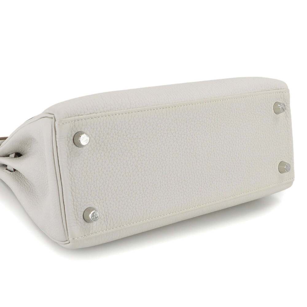 Hermes Kelly 25 Togo Mushroom 2-way Handbag Shoulder with Inside Stitching, W... - Picture 5 of 10